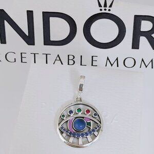 Pandora Me - The Eye Medallion Dangle Pendant S925 Silver with box